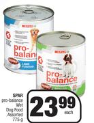 Spar Pro Balance Wet Dog Food Assorted-775g Each