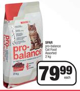 Spar Pro Balance Cat Food Assorted-2Kg Each