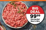 Extra Lean Beef Mince-2 x 500g