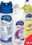 Spar Germex Bathroom Sanitiser Spray 180ml + Bleach IT 750ml + Dishwashing Liquid 750ml-Per Combo