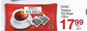 Spar Tagless Tea Bags-100's Per Pack