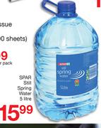 Spar Still Spring Water-5Ltr