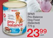 Spar Pro-Balance Dog Food(Selected)-775g Each
