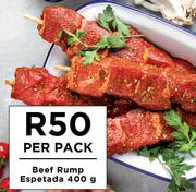 Beef Rump Espetada-400g Per Pack