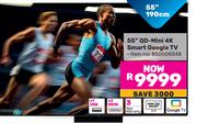 TCL 55"(139cm) QD-Mini 4K Smart Google TV