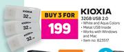 Kioxia 32GB USB 2.0-For 3
