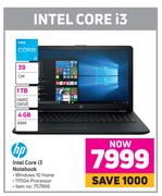HP Intel Core i3 Notebook