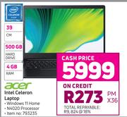 Acer Intel Celeron Laptop
