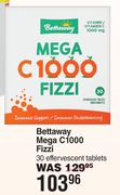 Bettaway Mega C1000 Fizzi 30 Effervescent Tablets