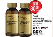 Dis-Chem Non Acidic Vitamin C 1000mg 100 Tablets-Each