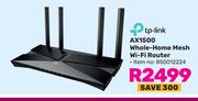 TP Link AX1500 Whole Home Mesh WiFi Router