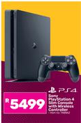 Sony PS4 Slim Console With Wireless Controller