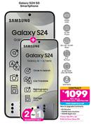 2 x Samsung Galaxy S24 5G Smartphone-On 1.4GB Red Core + Red Flexi 160