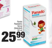 Pando Paediatric Syrup (Selected)-50ml Each