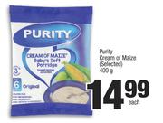 Purity Cream Of Maize (Selected)-400g Each