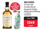 Balvenie 12 Year Old Double Wood Speyside Single Malt Scotch Whisky-750ml Each