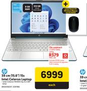 HP 15.6" (39cm) 15s Intel Celeron Laptop-Each