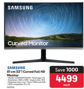 Samsung 32" (81cm) Curved Full HD Monitor LC32R500FHAXXA