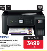 Epson Eco Tank L3260 3 In 1 Printer