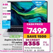 Acer Aspire Lite Core i3 Laptop