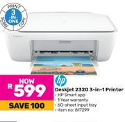 HP Deskjet 2320 3 In 1 Printer