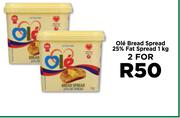 Ole' Bread Spread 25% Fat Spread-For 2 x 2kg
