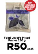 Food Lover's Pitted Prunes-250g Each  