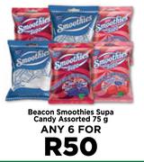 Beacon Smoothies Supa Candy Assorted-For Any 6 x 75g