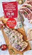 Food Lover's Carvery Cut Bone In Lamb Leg Stuffed With Rosemary Garlic & Lemon-Per Kg