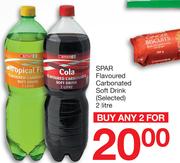 Spar Flavoured Carbonated Soft Drink (Selected)-For Any 2 x 2ltr