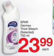 Spar Germex Thick Bleach (Selected)-750ml Each