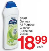 Spar Germex All Purpose Cleaner (Selected)-750ml Each