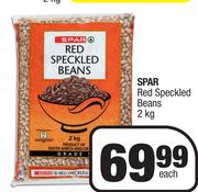 Spar Red Speckled Beans-2Kg Each