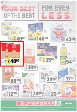 SUPERSPAR EASTERN CAPE : Our Best For Less (26 October - 7 November 2021) Valid In | Bluewater Bay, Amalinda, Knysna, Heather Park, Jeffery's Bay, Rosehill, Protea, Sedgefield, Spandau, page 4