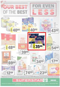 SUPERSPAR EASTERN CAPE : Our Best For Less (26 October - 7 November 2021) Valid In | Bluewater Bay, Amalinda, Knysna, Heather Park, Jeffery's Bay, Rosehill, Protea, Sedgefield, Spandau, page 4