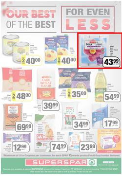 SUPERSPAR EASTERN CAPE : Our Best For Less (26 October - 7 November 2021) Valid In | Bluewater Bay, Amalinda, Knysna, Heather Park, Jeffery's Bay, Rosehill, Protea, Sedgefield, Spandau, page 4
