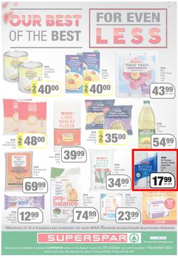 SUPERSPAR EASTERN CAPE : Our Best For Less (26 October - 7 November 2021) Valid In | Bluewater Bay, Amalinda, Knysna, Heather Park, Jeffery's Bay, Rosehill, Protea, Sedgefield, Spandau, page 4