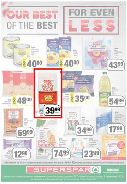 SUPERSPAR EASTERN CAPE : Our Best For Less (26 October - 7 November 2021) Valid In | Bluewater Bay, Amalinda, Knysna, Heather Park, Jeffery's Bay, Rosehill, Protea, Sedgefield, Spandau, page 4