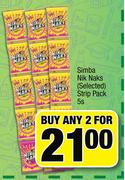 Simba Nik Naks Strip Pack-2 x 5s