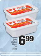 Spar Chicken Livers Tub-250g