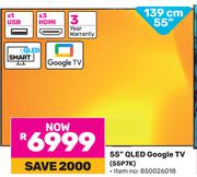 TCL 139cm (55") QLED Google TV 55P7K