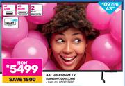 Samsung 109cm (43") UHD Smart TV UA43DU7000KXXA