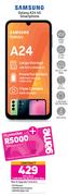Samsung Galaxy A24 4G Smartphone-On 1.2GB Red Top Up Core More Data