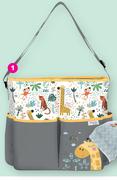 Little One Colour Block Or Bear Polka Bear Nappy Bag Or Diaper Sling Bag