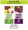Liqui Fruit 100% Fruit Juice (All Variants)-For Any 2 x 2L