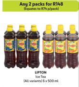 Lipton Ice Tea (All Variants)-Any 2 x 6 x 500ml