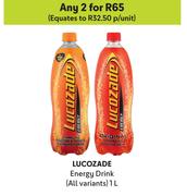 Lucozade Energy Drink (All Variants)-For Any 2 x 1L