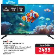 Sinotec 80cm (32") HD Smart TV STL-32S1
