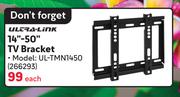 Ultra Link 14"-50" TV Bracket UL-TMN1450