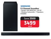 Samsung 3.1 Channel Soundbar HW-B650/XA